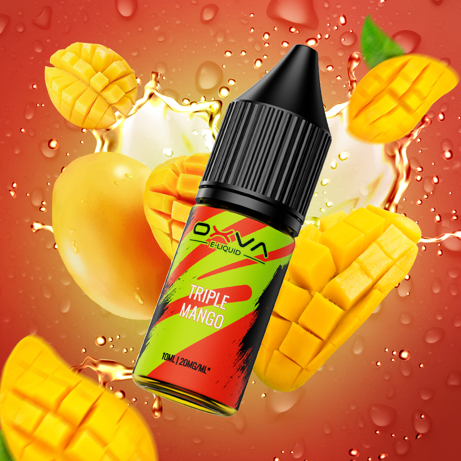 Oxva E-Liquid Nikotinsalz - Triple Mango - 10ml Liquid 20mg 