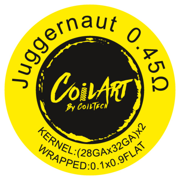 CoilART Juggernaut 0,45 ohm (1VE=10 coils)