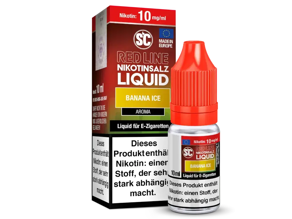SC Red Line - Banana Ice 10ml Nikotinsalz Liquid
