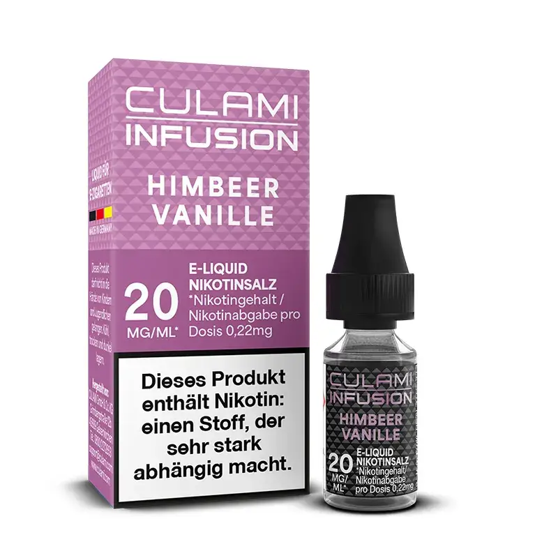 Culami Infusion - Himbeer Vanille 10ml Nikotinsalz Liquid