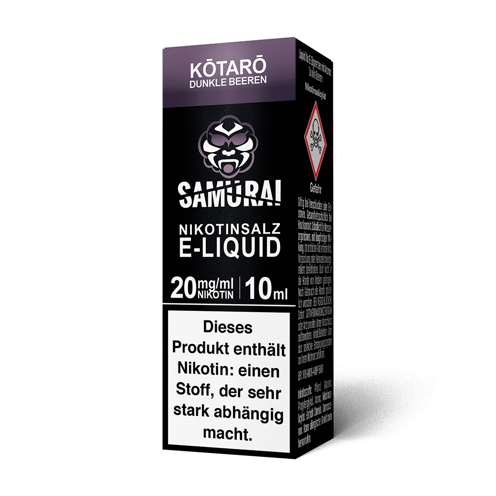 Samurai Nikotinsalz - Kotaro Dunkle Beeren - Liquid 20mg 10ml 