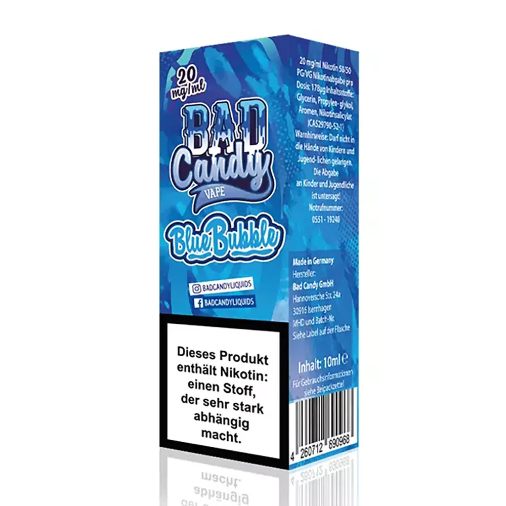 Bad Candy Blue Bubble Nic Salt 20mg Bad Candy Blue Bubble Nic Salt 20mg