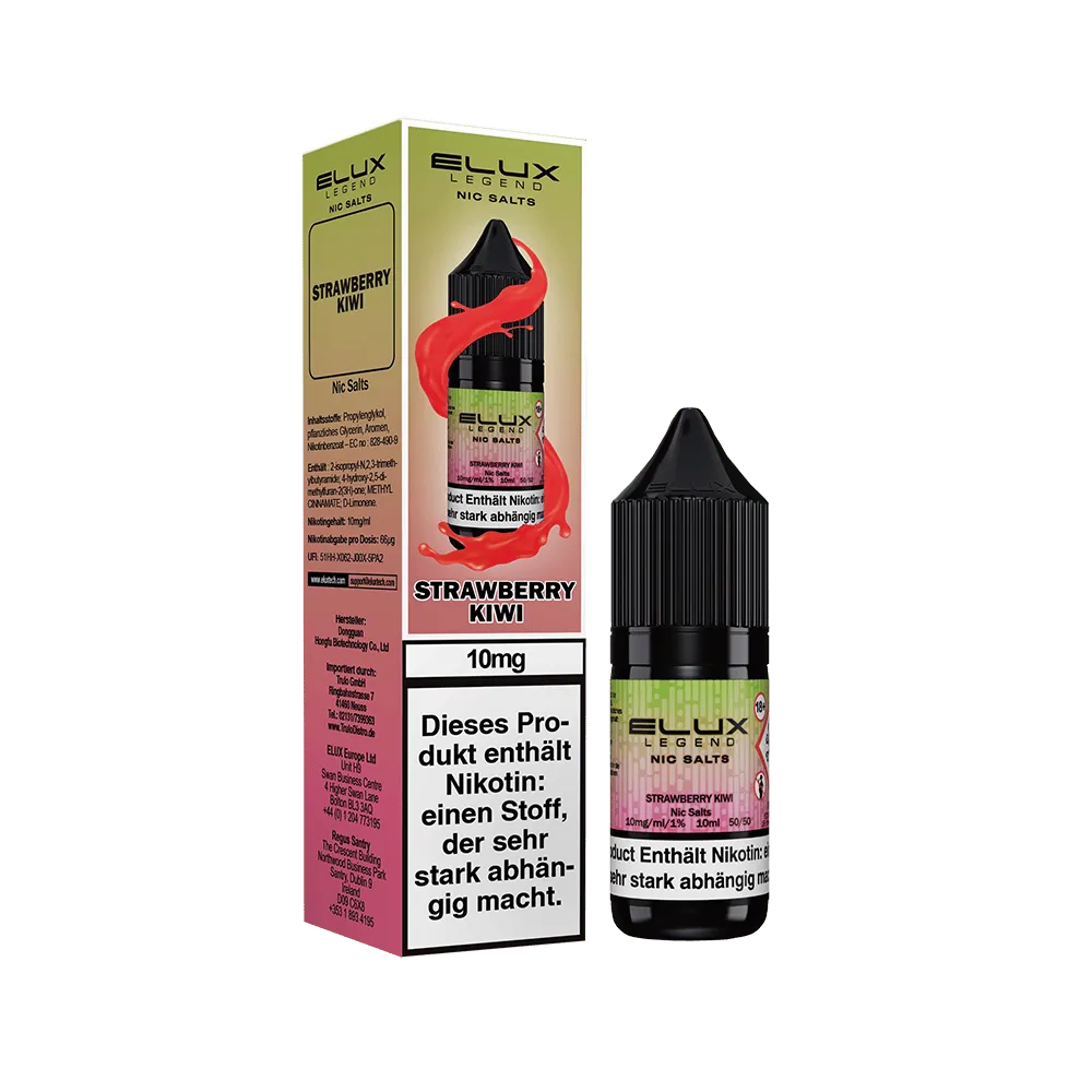 Elux - Strawberry Kiwi 10ml Nikotinsalz Liquid
