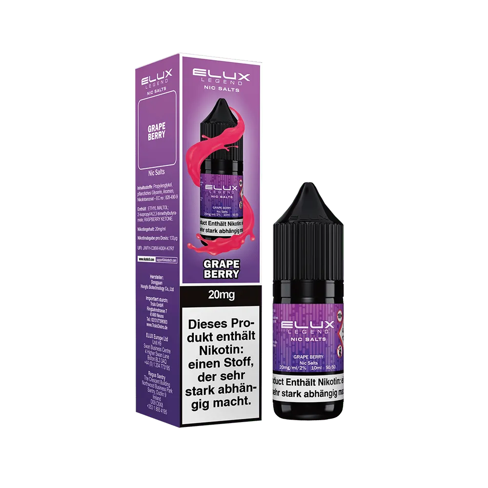 Elux - Grape Berry 10ml Nikotinsalz Liquid