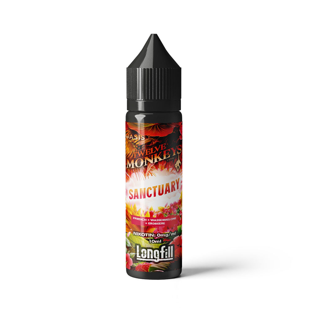 Twelve Monkeys Aroma Longfill - Sanctuary - 10ml in 60ml Flasche 