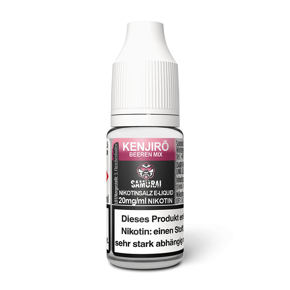 Samurai Nikotinsalz - Kenjiro Beeren Mix - Liquid 20mg 10ml 