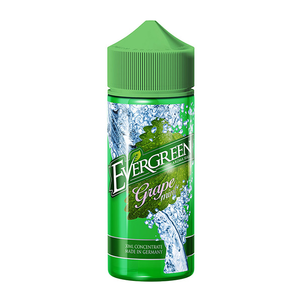 Evergreen Longfill - Grape Mint - 8ml Aroma in 120ml Flasche  C