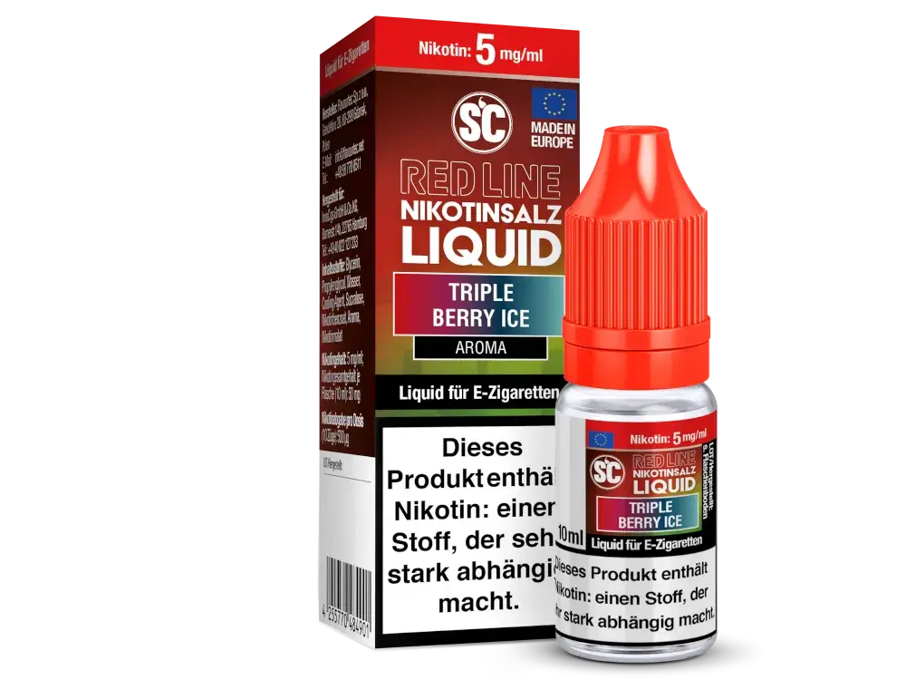 SC Red Line - Triple Berry Ice 10ml Nikotinsalz Liquid