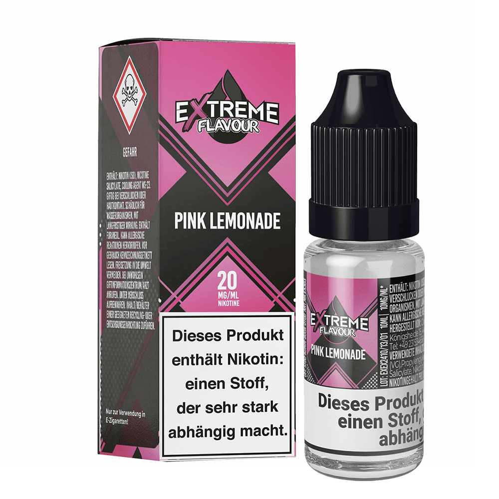 Extreme Flavour - Pink Lemonade - 20mg 10ml Hybrid-Nikotinsalzliquid  C