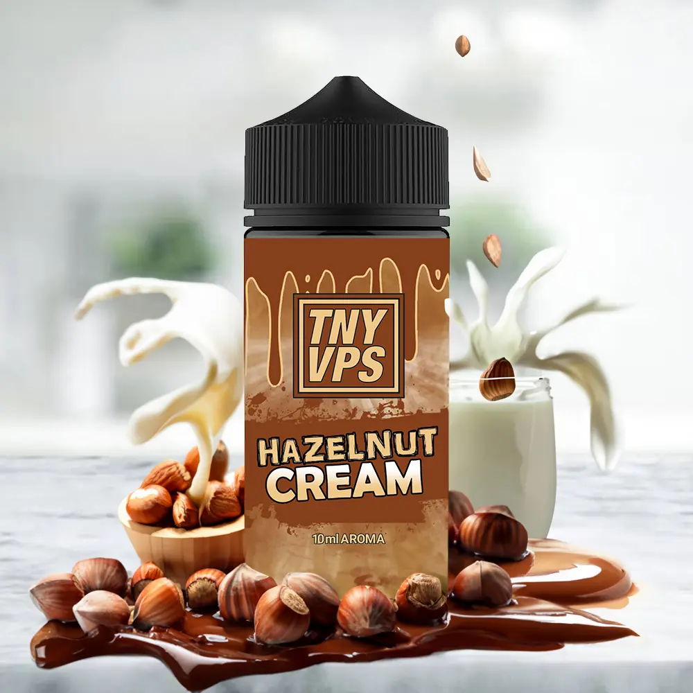 Tony Vapes Aroma Longfill - Hazelnut Cream - 10ml in 100ml Flasche 