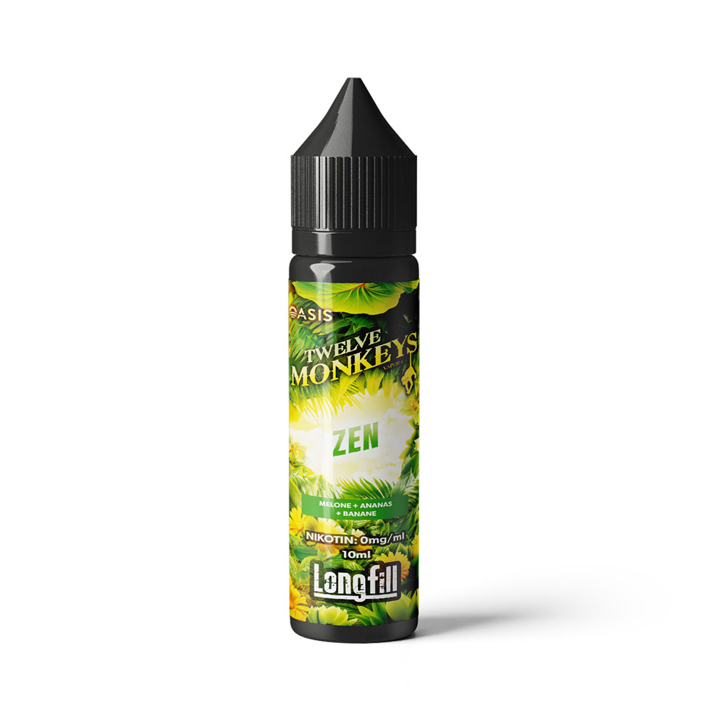 Twelve Monkeys Aroma Longfill - Zen - 10ml in 60ml Flasche 