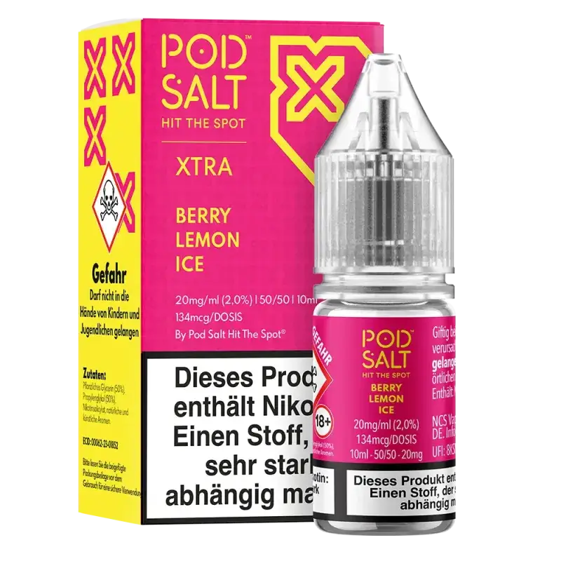 Pod Salt Xtra - Berry Lemon Ice 10ml Nikotinsalz Liquid