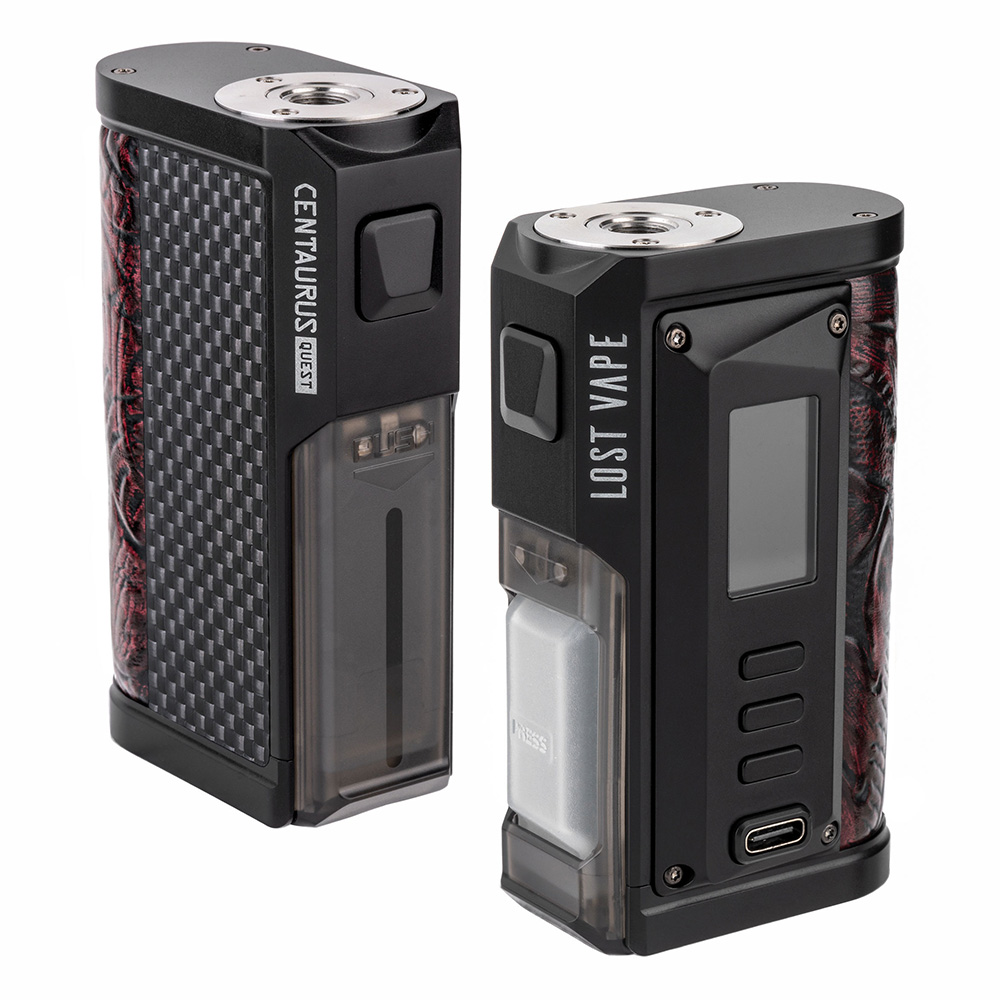 Lost Vape Centaurus Quest BF Box Mod Black Ukiran