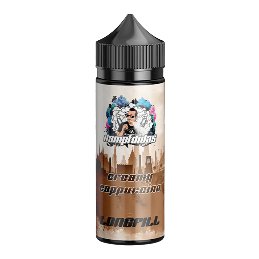 Dampfdidas Aroma Longfill - Creamy Cappuccino - 10ml in 120ml Flasche 