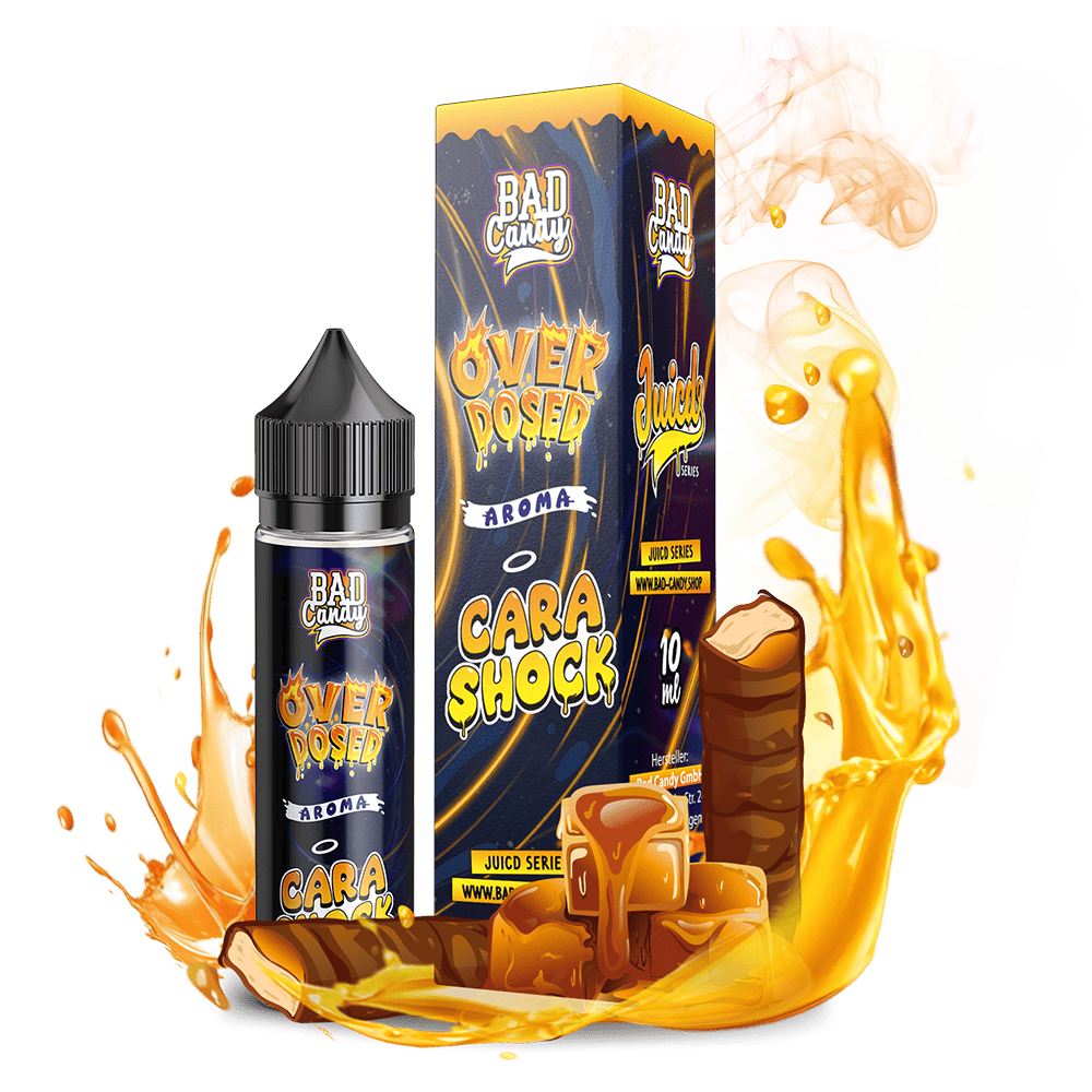 Bad Candy Longfill - Cara Shock - Overdosed 10ml Aroma in 60 ml Flasche Bad Candy Longfill - Cara Shock - Overdosed 10ml Aroma in 60 ml Flasche