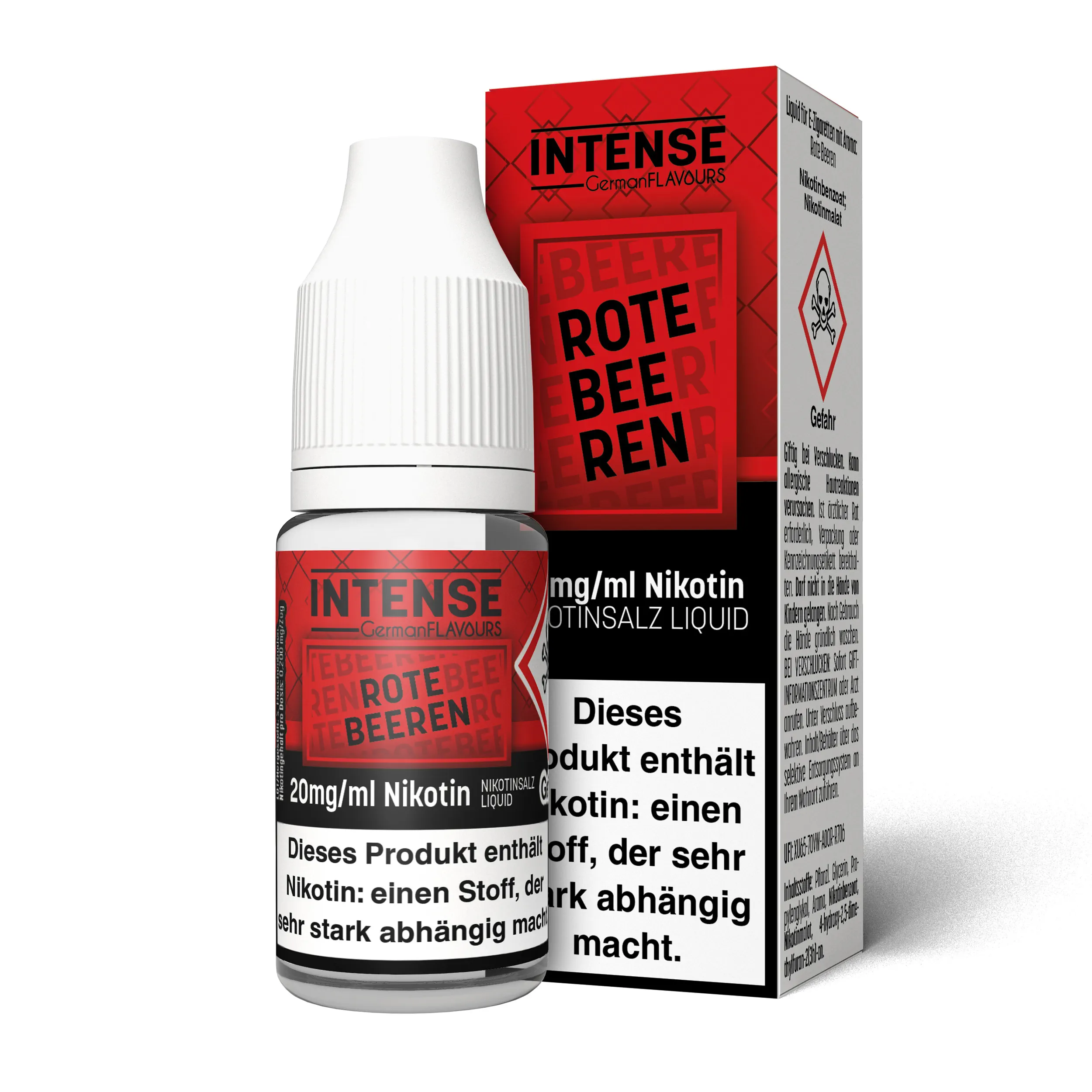 INTENSE Liquid NicSalt 10 ML- Rote Beeren - 20 mg