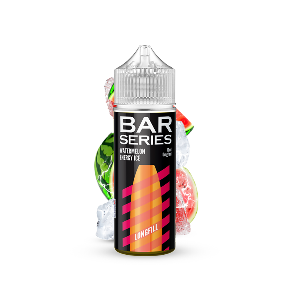 Bar Series Aroma Longfill - Watermelon Energy Ice - 10ml in 120ml Flasche 