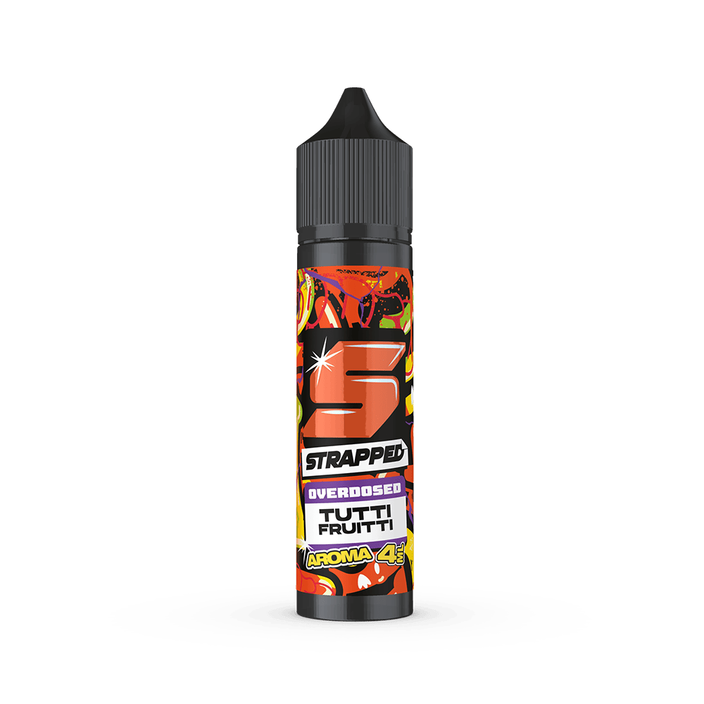 Strapped Longfill - Tutti Fruitti - Overdosed 4ml Aroma in 60ml Flasche C Strapped Longfill - Tutti Fruitti - Overdosed 4ml Aroma in 60ml Flasche C