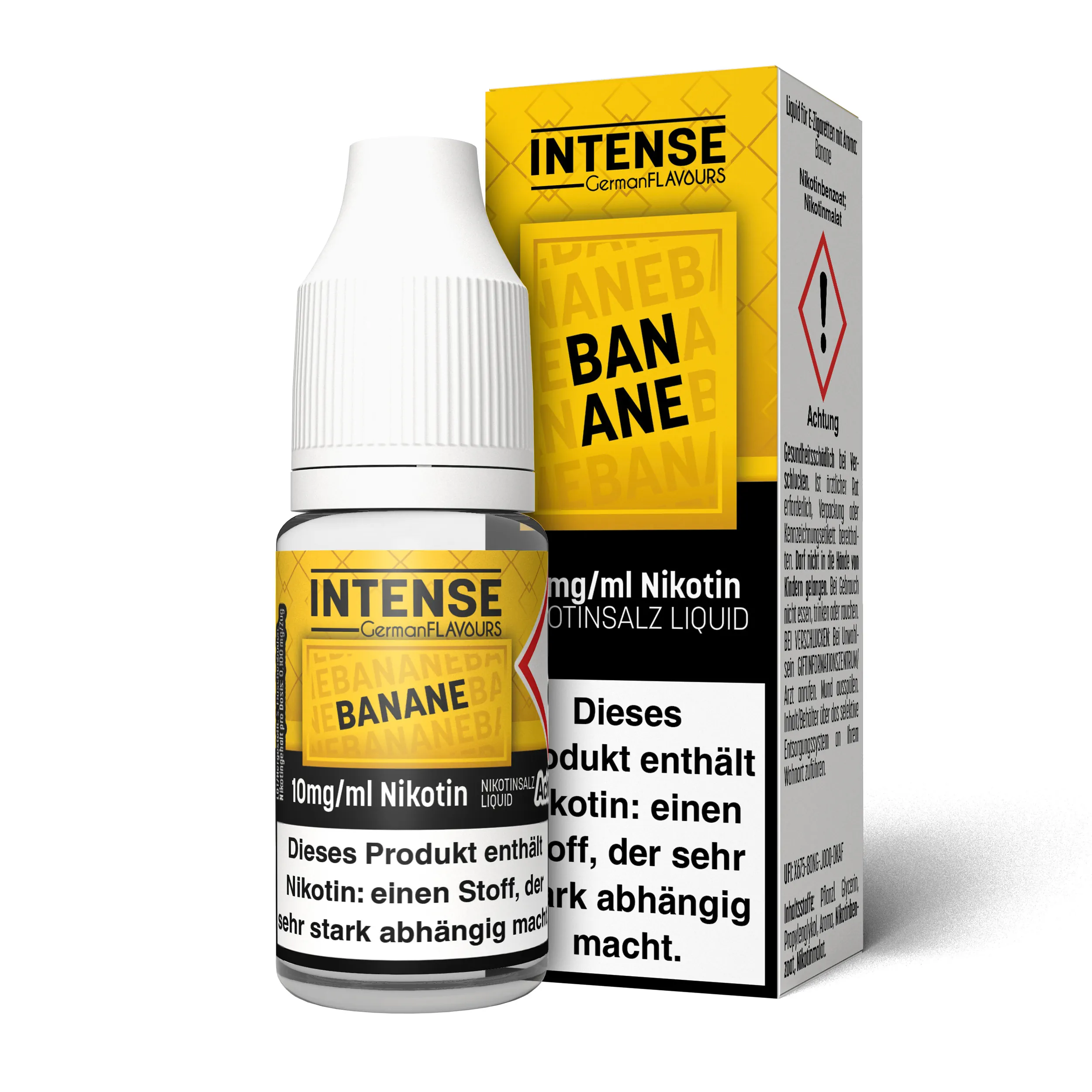 INTENSE Liquid NicSalt 10 ML- Banane - 10 mg