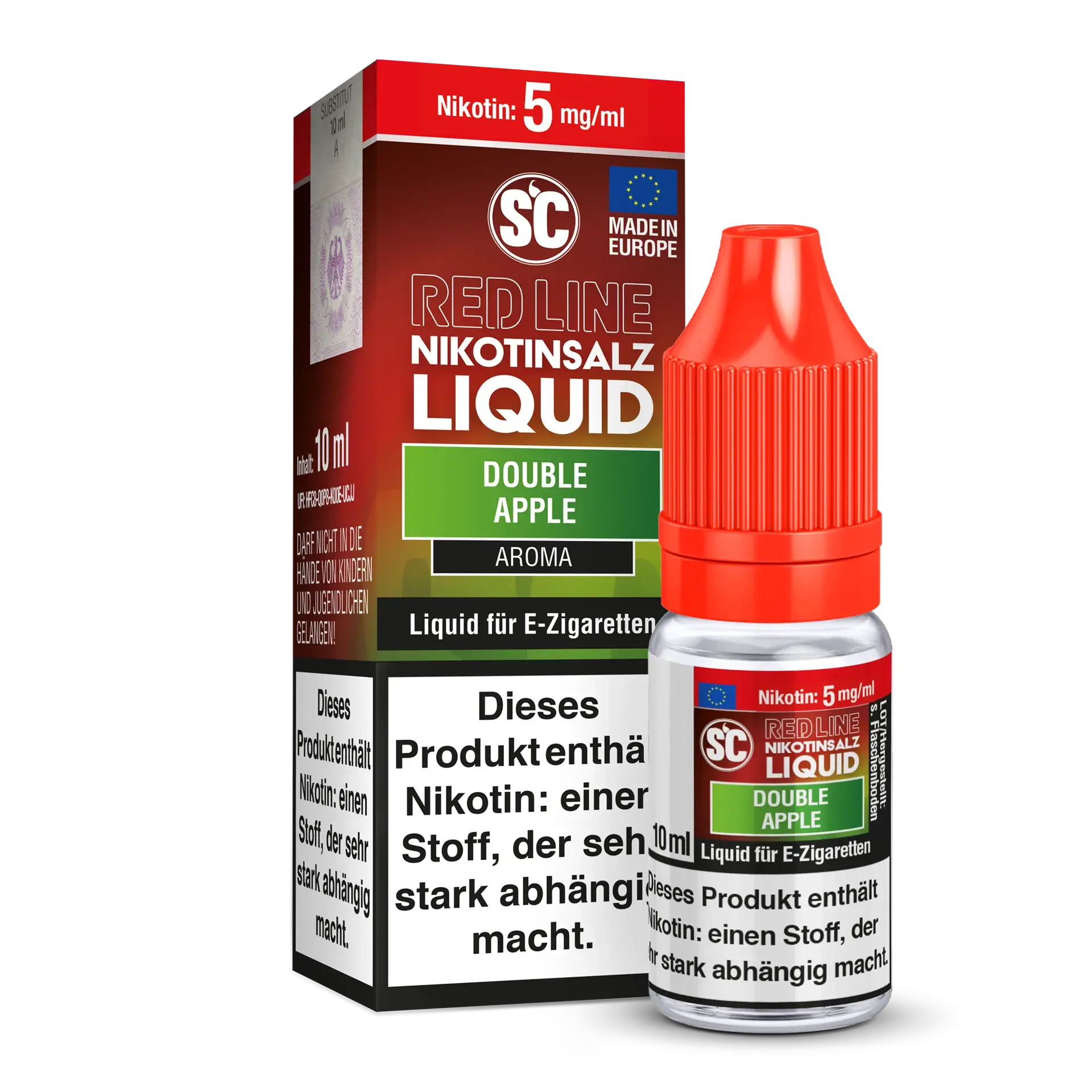 SC Red Line - Double Apple 10ml Nikotinsalz Liquid