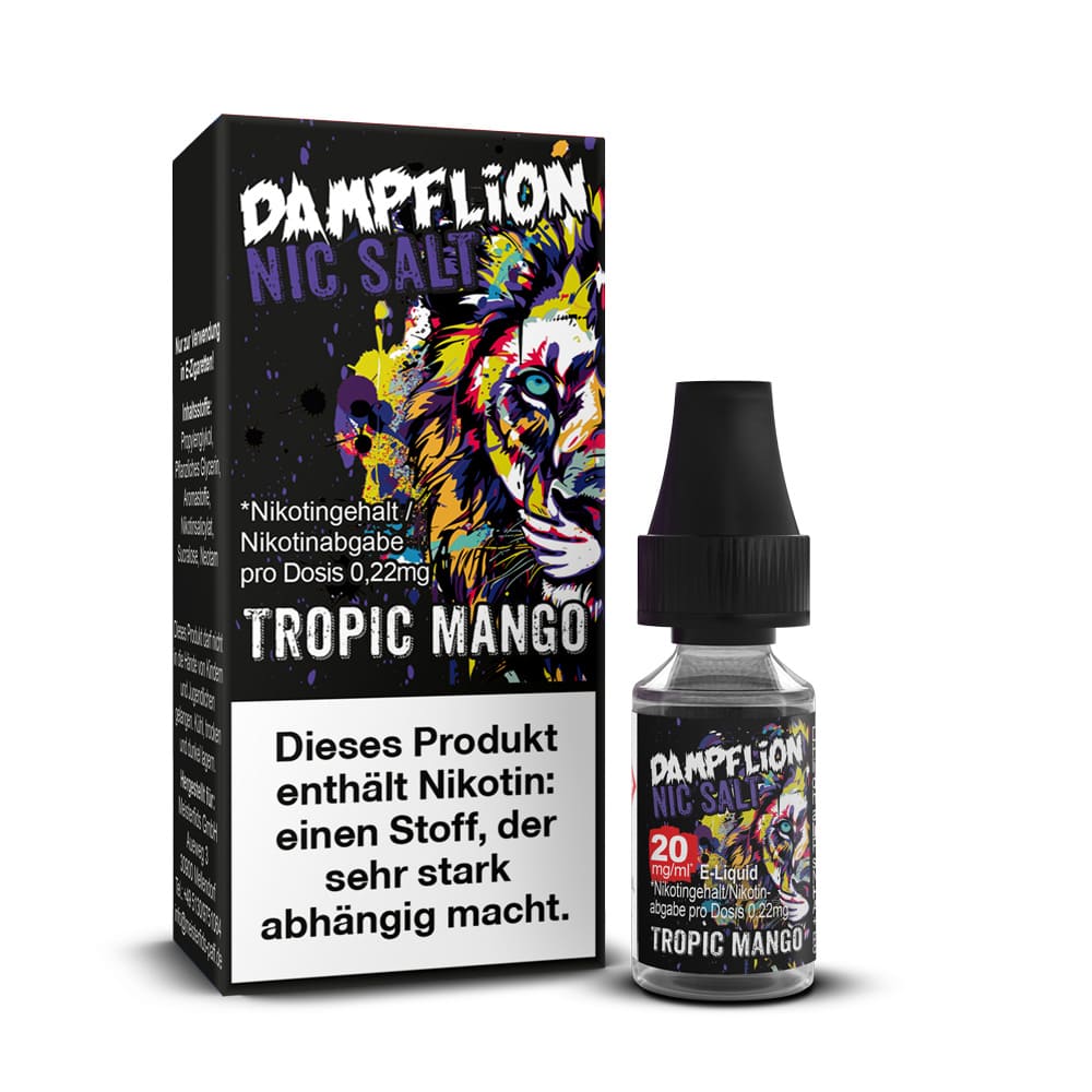 Dampflion Intense Nikotinsalz - Tropic Mango- 10ml Liquid 20mg C Dampflion Intense Nikotinsalz - Tropic Mango- 10ml Liquid 20mg C