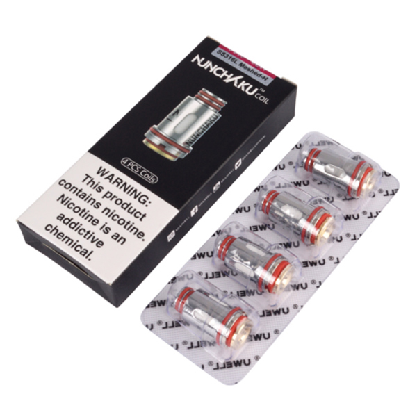 Uwell Nuncha Tank 1 & 2 0,14ohm Sieb-Verdampferkopf Uwell Nuncha Tank 1 & 2 0,14ohm Sieb-Verdampferkopf