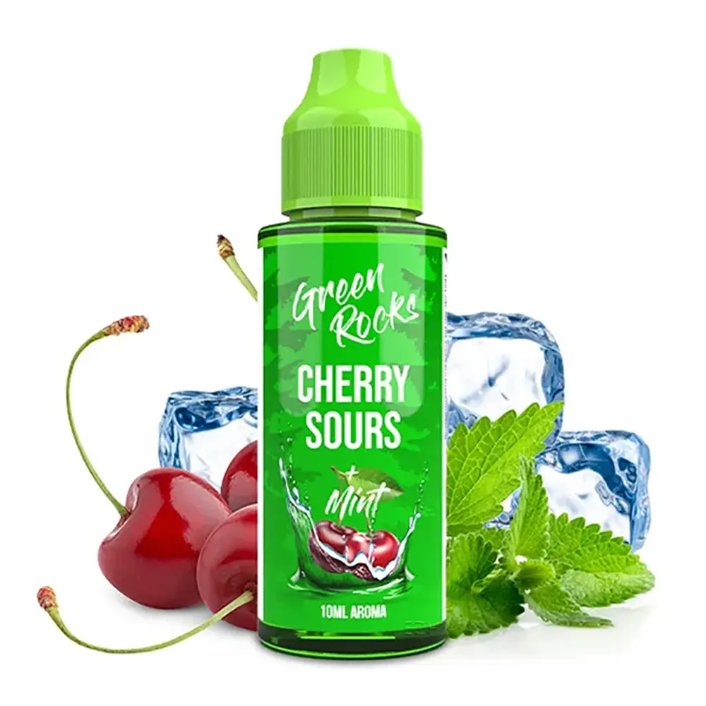 Green Rocks by Drip Hacks Cherry Sours 10ml in 120ml Flasche 