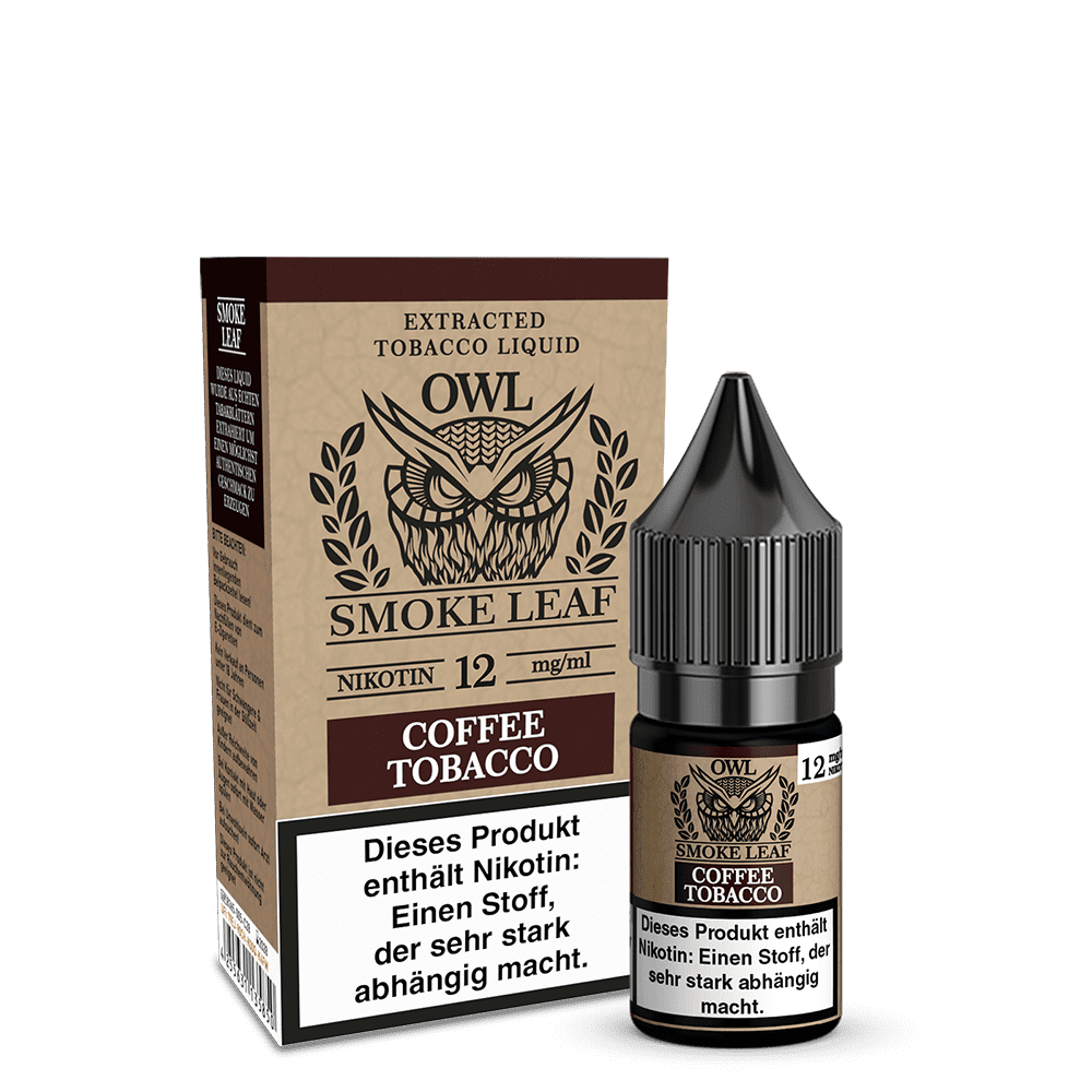 OWL Smoke Leaf Liquid - Coffee Tobacco - 10ml 12mg  C