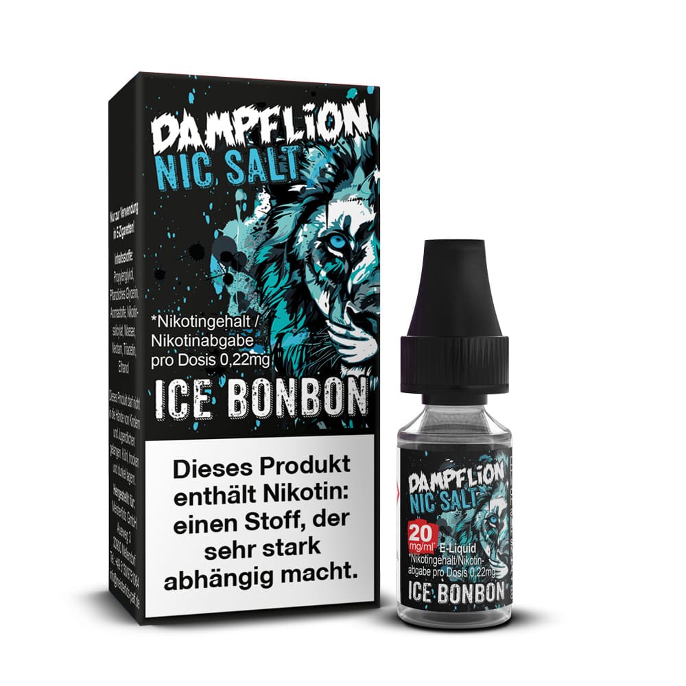 Dampflion Intense Nikotinsalz - Ice Bonbon - Liquid 10ml 20mg  Dampflion Intense Nikotinsalz - Ice Bonbon - Liquid 10ml 20mg