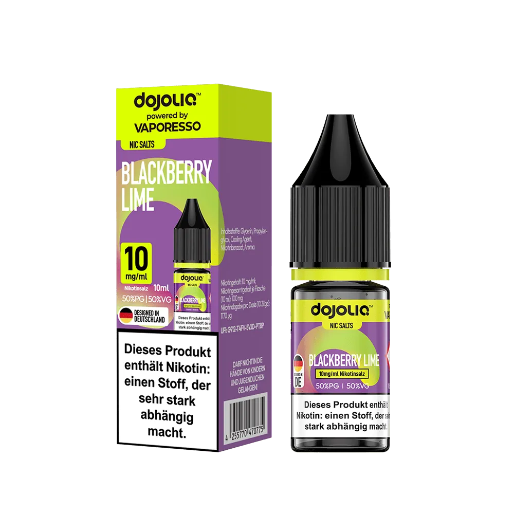 Dojoliq - Blackberry Lime 10ml Nikotinsalz Liquid