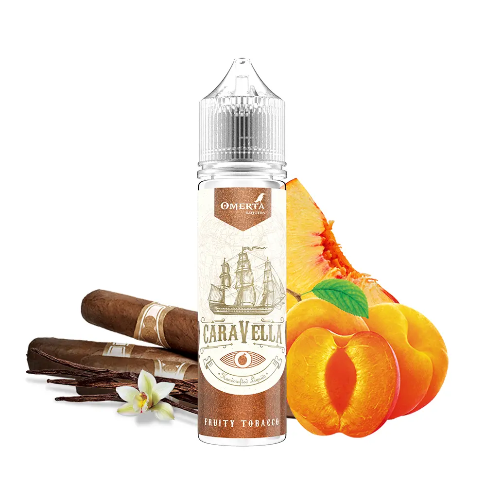 Omerta Aroma Longfill - Caravella Fruity Tobacco - 10ml Aroma in 60ml Flasche Omerta Aroma Longfill - Caravella Fruity Tobacco - 10ml Aroma in 60ml Flasche