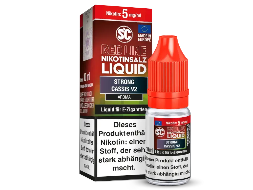 SC Red Line - Strong Cassis V2 10ml Nikotinsalz Liquid