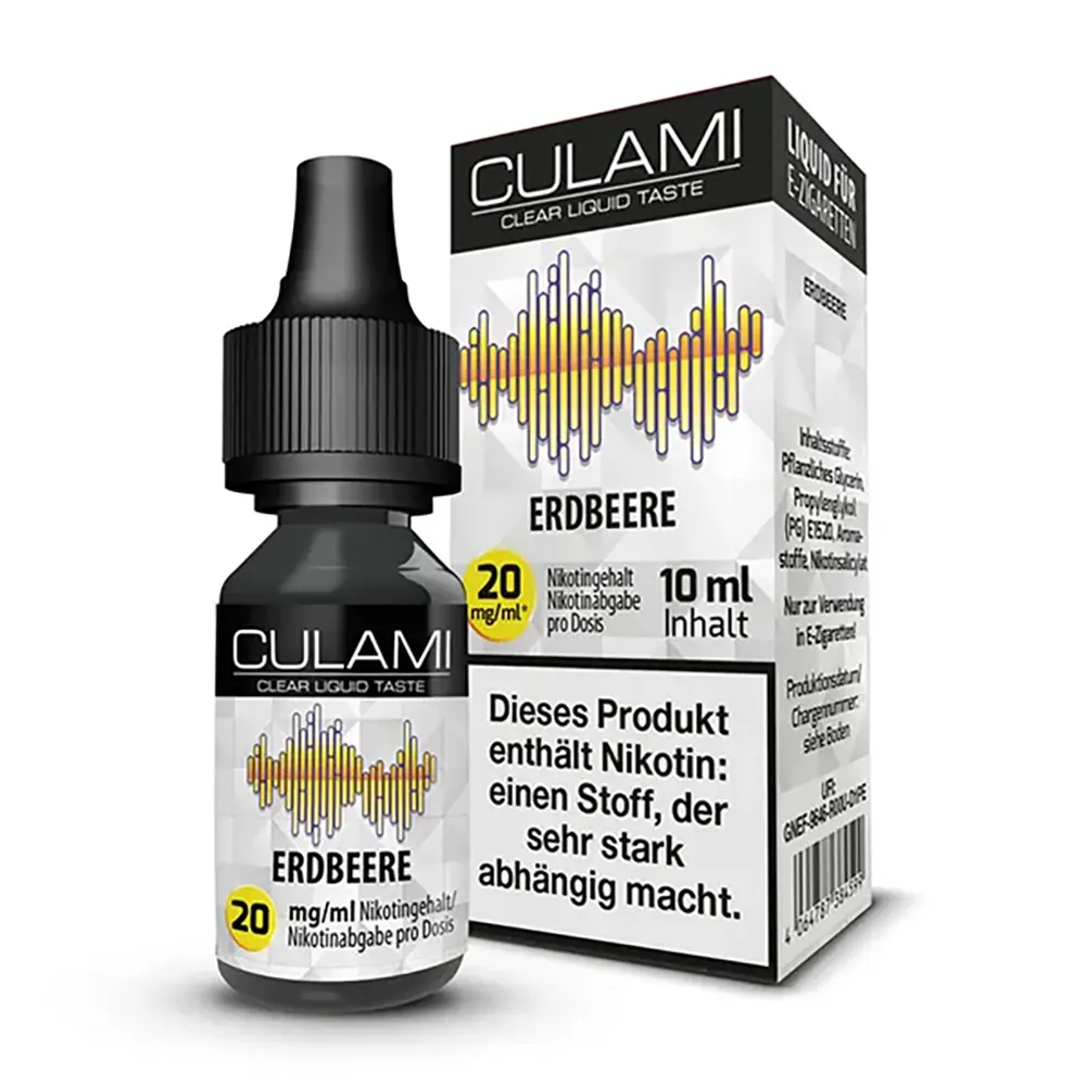 CULAMI Erdbeere 20mg Nikotinsalz 10ml Liquid CULAMI Erdbeere 20mg Nikotinsalz 10ml Liquid