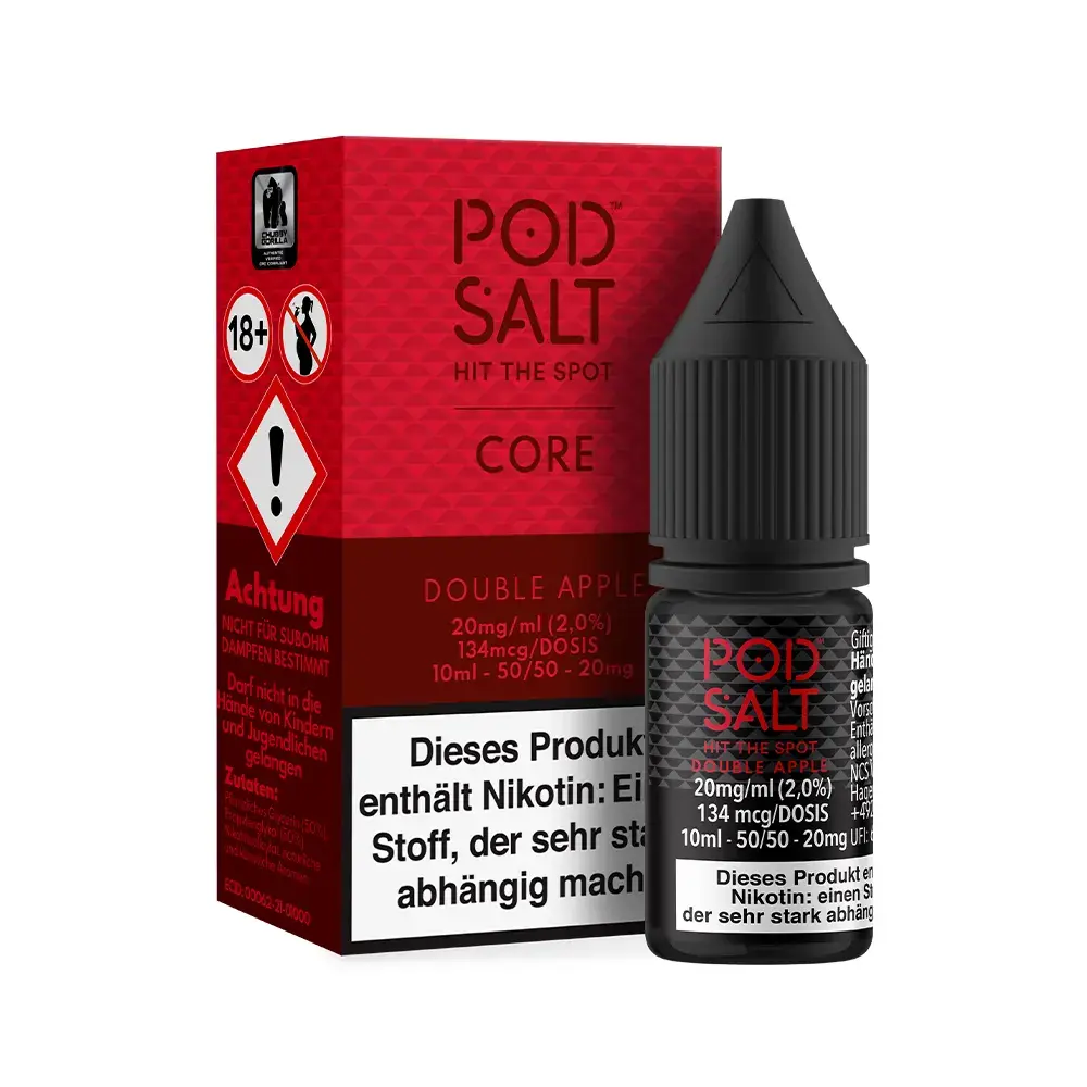 Pod Salt Core Double Apple 10ml 20mg 