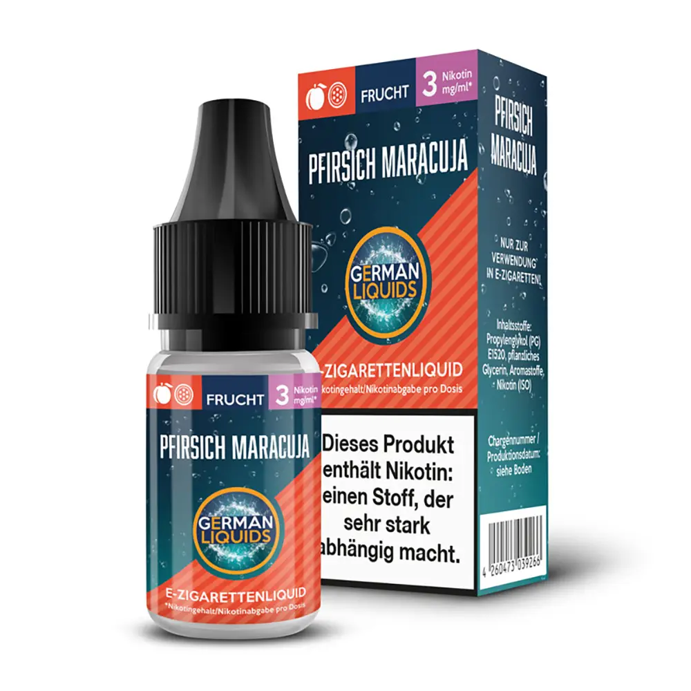 German Liquids Liquid - German s Pfirsich Maracuja - 3mg German Liquids Liquid - German s Pfirsich Maracuja - 3mg