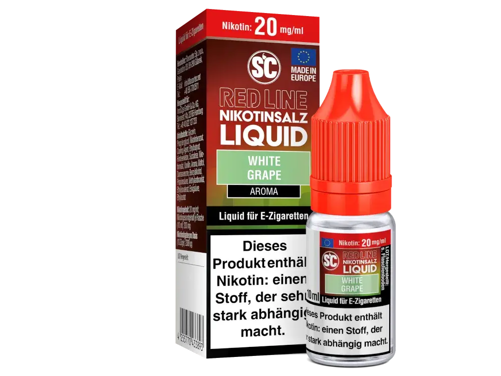 SC Red Line - White Grape 10ml Nikotinsalz Liquid