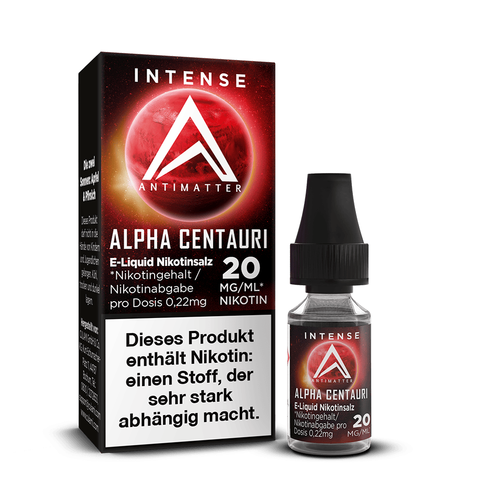 Antimatter Intense Nikotinsalz - Alpha Centauri - 20mg 10ml Liquid 