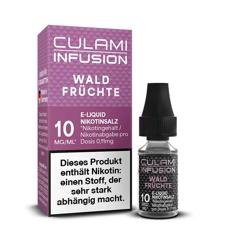Culami Infusion - Waldfrüchte 10ml Nikotinsalz Liquid - 10mg Culami Infusion - Waldfrüchte 10ml Nikotinsalz Liquid - 10mg