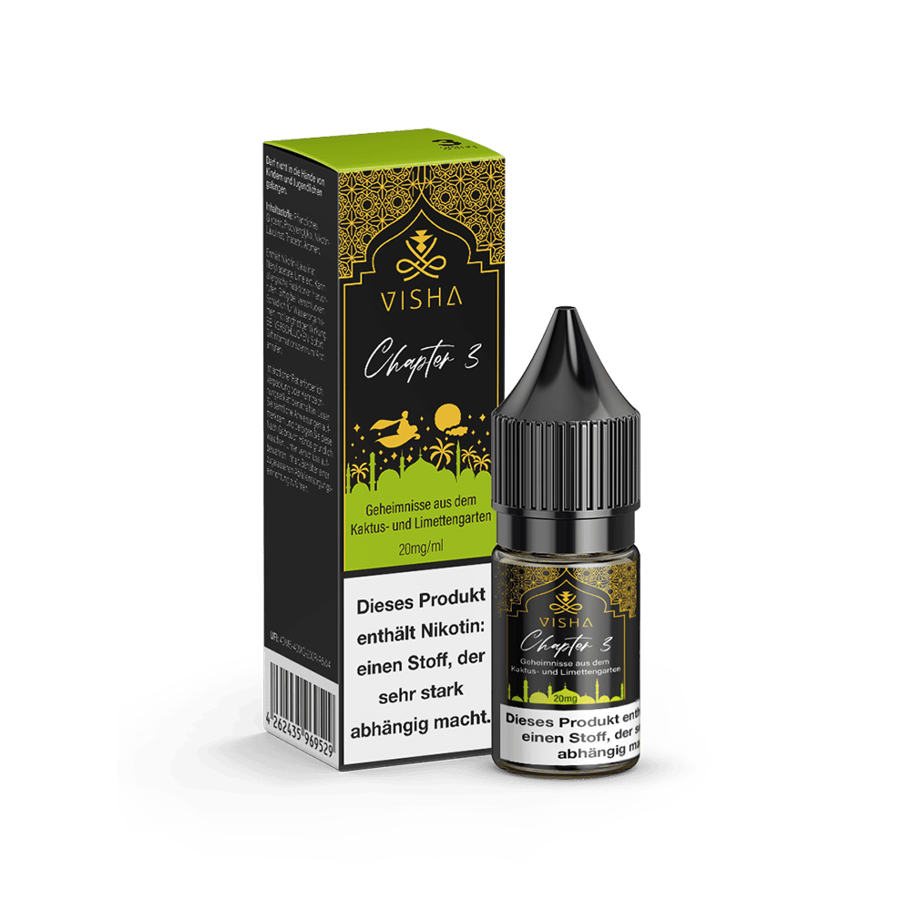 VISHA Nikotinsalz - Chapter 3 - 10ml Liquid 20mg VISHA Nikotinsalz - Chapter 3 - 10ml Liquid 20mg