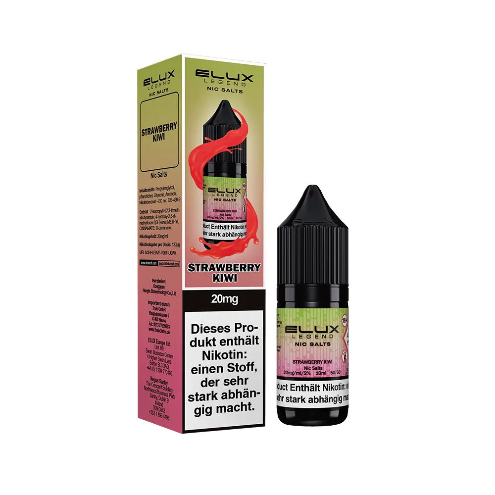 Elux - Strawberry Kiwi 10ml Nikotinsalz Liquid