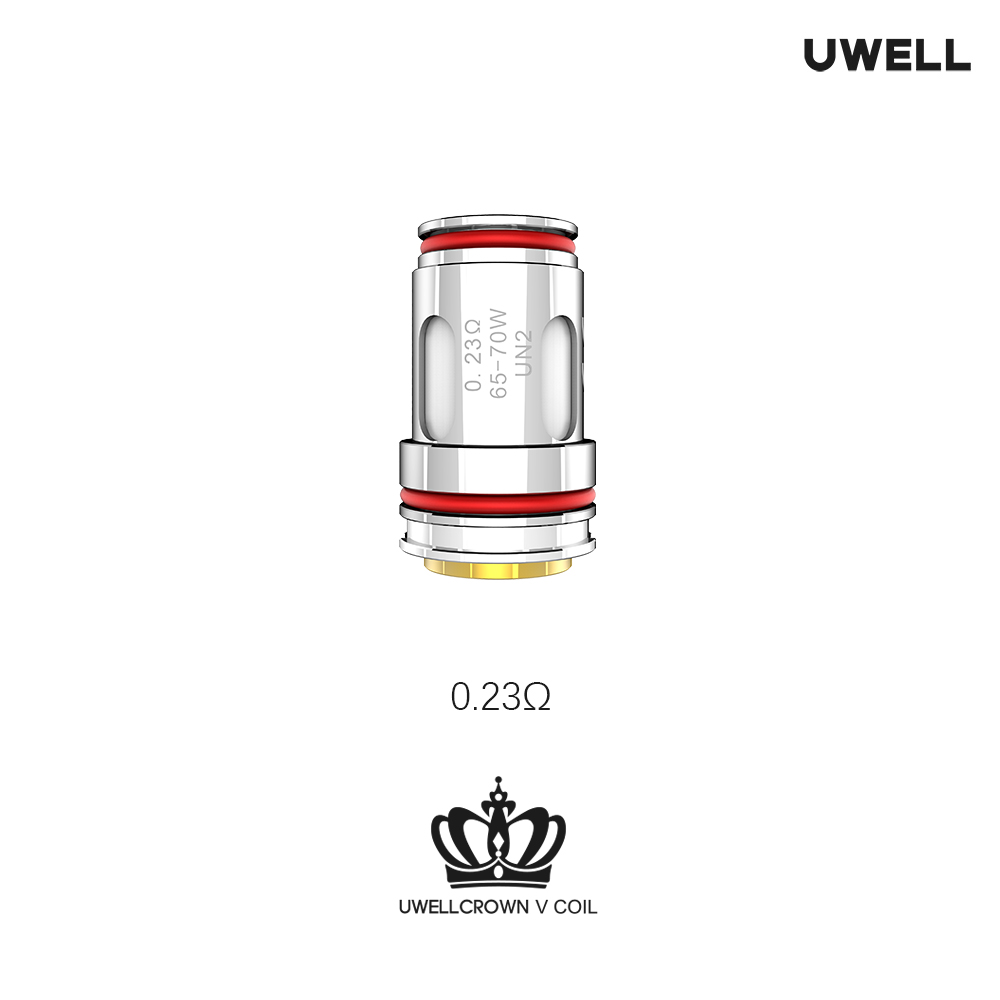 Uwell Crown V 5 Verdampferkopf 0,23 Ohm Uwell Crown V 5 Verdampferkopf 0,23 Ohm