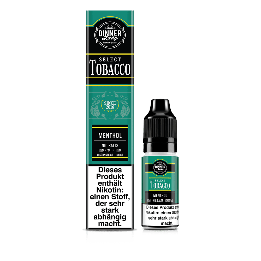 Dinner Lady Nikotinsalz - Menthol - 50/50 10ml Liquid 10mg Dinner Lady Nikotinsalz - Menthol - 50/50 10ml Liquid 10mg