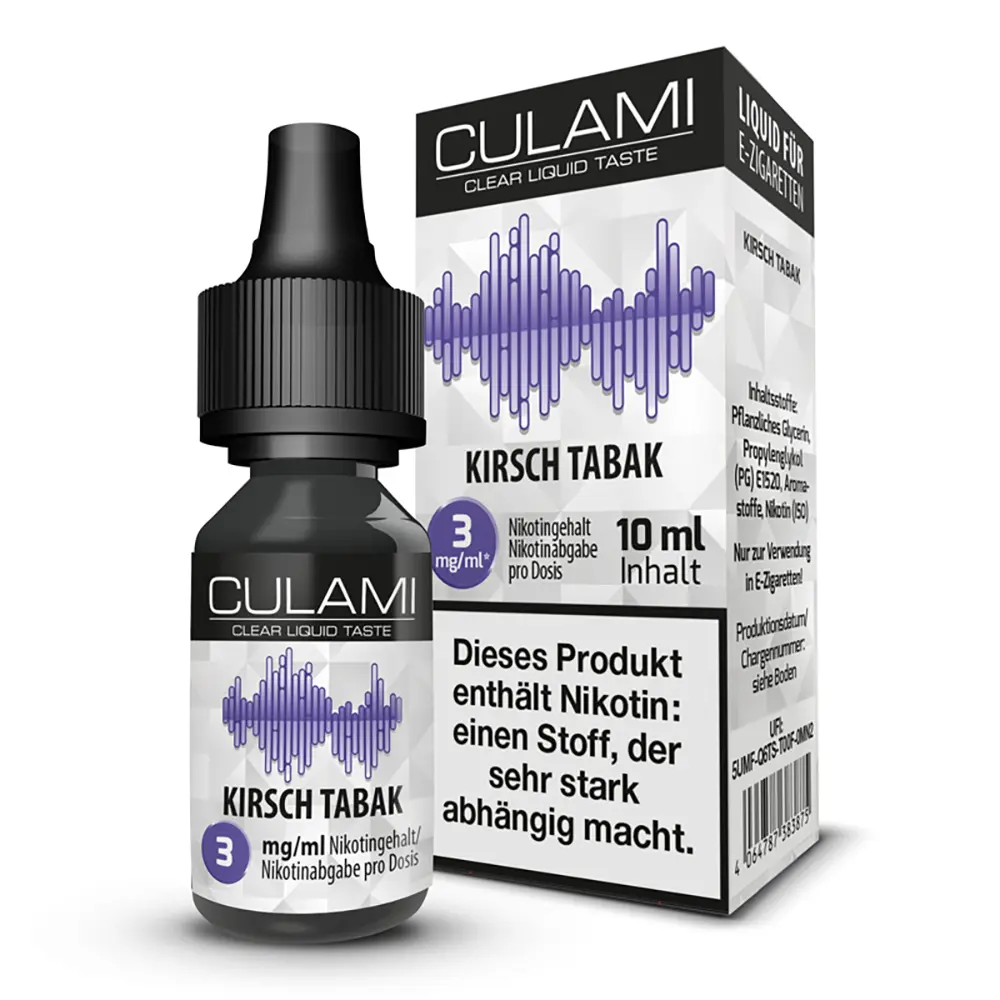 Culami Liquid - Kirsch Tabak - 3mg