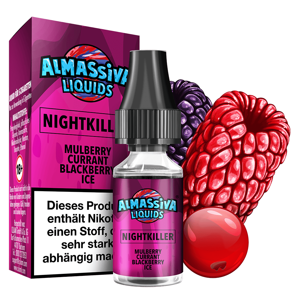 Almassiva Nikotinsalz - Nightkiller - 10ml Liquid 10mg  C Almassiva Nikotinsalz - Nightkiller - 10ml Liquid 10mg  C
