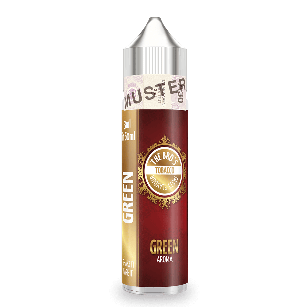 The Bros Aroma Longfill - Tobacco Green - 3ml in 60ml Flasche The Bros Aroma Longfill - Tobacco Green - 3ml in 60ml Flasche