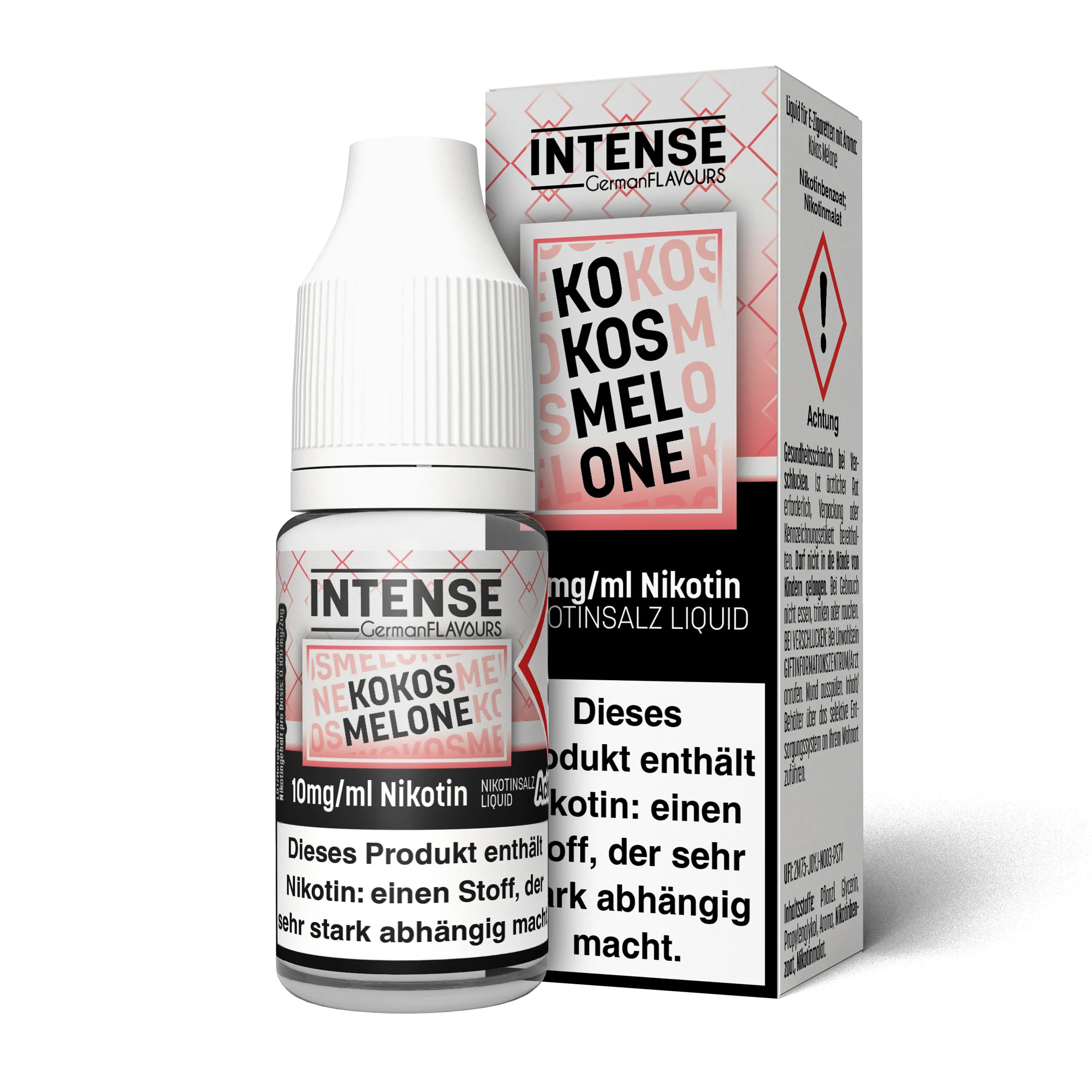 INTENSE Liquid NicSalt 10 ML- Kokos Melone - 10 mg