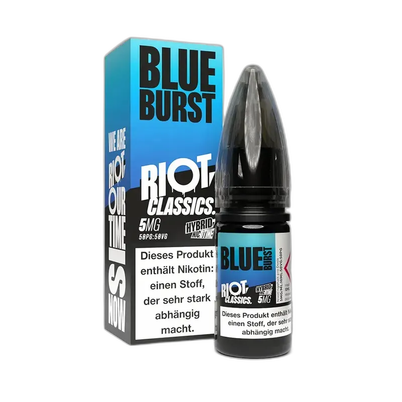 Riot Squad Hybrid Nikotinsalz - Classic Blue Burst - 5mg 10ml 