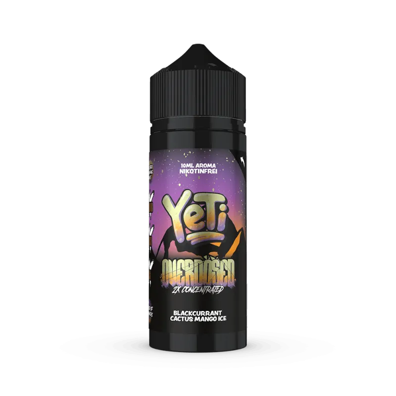 Yeti Overdosed - Blackcurrant Cactus Mango Ice 10ml Aroma Longfill 