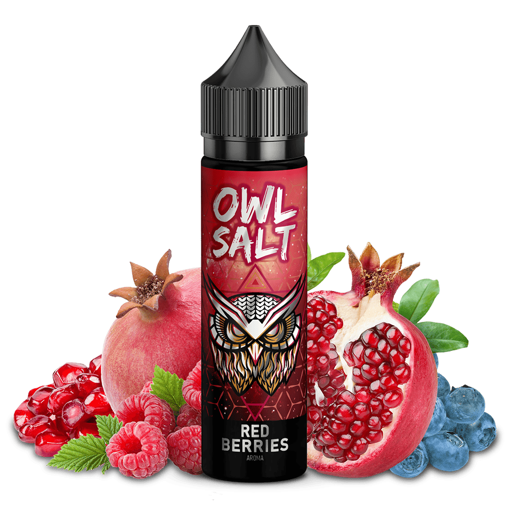 OWL Salt Aroma Longfill - Red Berries - 10ml in 60ml Flasche C OWL Salt Aroma Longfill - Red Berries - 10ml in 60ml Flasche C