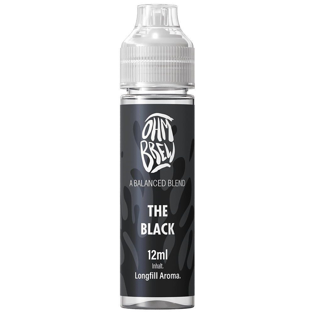Ohm Brew Aroma Longfill - The Black - 12ml in 60ml Flasche 